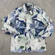 Ted Baker Men’s Clunie Abstract Floral Shirt Size 3 US Medium $165
