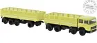 Brekina 58532 Fiat 691 Millipede Truck With Trailer Yellow - 1:87