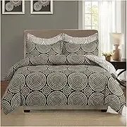 Mandala Pattern Duvet Cover Set 240x220 King Nordic Luxury Bedding Sets Pillowcase Purple/Green Bedroom Decor Quilt Covers(BDT026-2,Us King 264x228cm)