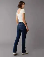 NEW American Eagle Womens Next Level High-Waisted Skinny Kick Jeans Size XL