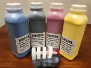 (200g x 4) GLOSSY Toner Refill for OKI C710n, C710dn, C711N, C711dn + 4 Chip