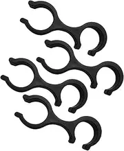 Trekking Pole Clamp, Trekking Poles Storage Organizer Clip Set of 4 | Walking Stick Clip 8-Shape Hiking Pole Clip Walking Sticks Replacement Storage Clamp for Camping Hiking
