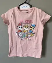 Nickelodeon Toddler Girls Glitter Be Kind Paw Patrol Skye Chase T-Shirt Pink 2T
