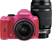 PENTAX DSLR Camera K-r W Zoom Kit Pink/Red 026 K-rWZK PK/RD026