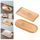 2x Portable Vanity Tray Bathroom Tray Serving Tray