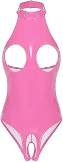 [GRRKDFQ] Women's Erotic Costumes Open Breast Crotchless Bodysuit