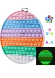 Big Size Push Pop Bubble Sensory Fidget Toys, Bubbles Stress Reliever Silicon