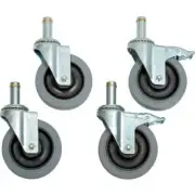 ESD Caster Set (4) Swivel (2) Brake Casters 5"" ESD Polyurethane Set of (4)