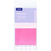 J.Burrows Wristbands Pink 10 Pack