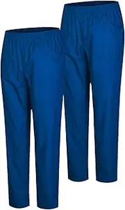 [MISEMIYA] Set of 2 - Uniforms Medical Scrub Pants Unisex – Hospital Uniform Trousers - Ref.8312