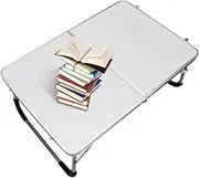 HEALEEP Portable Aluminium Alloy Folding Table for Camping BBQ and Outdoor Activities Lightweight Easy Setup and Design White