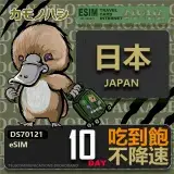 在飛比找遠傳friDay購物優惠-【鴨嘴獸 旅遊網卡】日本eSIM 10日吃到飽 高流量網卡 