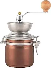 Hand Grinder Manual Coffee w/Storage Copper