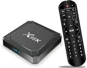 LEFFOT X98K Android TV Box 2025, 4K Ultra HD, Android 13.0 TV Box, 4GB RAM + 32GB ROM, Smart TV Box with HDR10+, 2.4G & 5G Dual-Band WiFi 6, 100M Ethernet, BT 5.0, RK 3528 Quad-Core ARM Cortex A53
