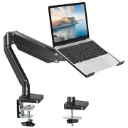 Laptop Stand Desk Mount 2 In 1 Function Monitor Laptop Mount Laptop Arm Fits Max