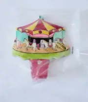 Vintage Merry Go Around Ceramic Wall Hook Nursery Decor Kids Room Taiwan New