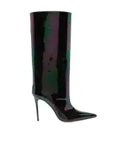 Pointed short boots 37 Black