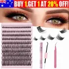 DIY Lash Extension Kit Individual Lashes Kit Lash Clusters Kit +Tweezer Lash