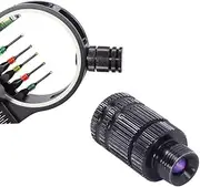 SOPOGER Archery Bow Sight Light - Compound 3/8-32 Led Battery Fiber Optic Bow Sight Light Thread Universal Fit