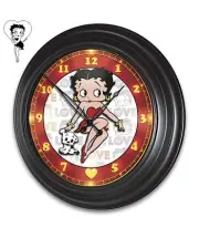 Betty Boop Light-Up Atomic Wall Clock Indoor/Outdoor by The Bradford Exchange
