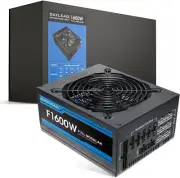 1600W Mining Power Supply 80 plus Gold Full Modular ATX PSU for BTC Mining Rig