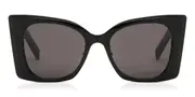 Saint Laurent SL M119/F BLAZE Asian Fit 001 Men's Sunglasses Black Size 53