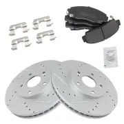 Front Disc Brake Kit for Acura TL CL Honda Accord TSX (for: Honda)