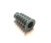 QTY 1000 Threaded Insert Wood Nut M8 (8mm) x 20mm Hex Large Flange Zinc Plated