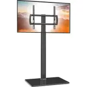 Universal Floor TV Stand with Mount 80 Degree Swivel Height Adjustable and Sp...