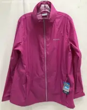 NWT Women's Columbia Pink Switchback III Full Zip Jacket Size 1X