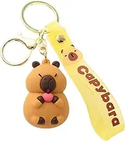 Capybara Key Chain | Capybara Pendant for Backpack | Anti-Lost Charm Decoration for Bag Wallet Purse Women Men Daily Travel Outdoor Activity Accessory