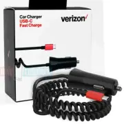 Original Verizon USB-C Type-C Fast Car Charger for Galaxy Z Fold/Flip 4/3/2