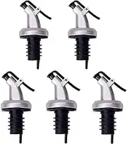zolyet Bottle Pourer Stainl Steel Olive Oil Vinegar ered Stopper Spout Suitable for Bottle Olive Oil Vinegar Bottle