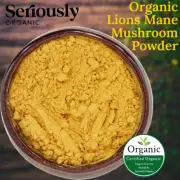 Organic Lion's Mane Mushroom Powder : Memory : Brain Boost Nootropic :: Natural