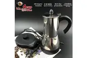 Electric Espresso Moka Coffee Maker 4~6Cups Stainless Steel Italian Classic AUSTOCK