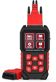 Motorcycle Diagnostic Measurement Tool M4 Motorcycle System Code Readers Scan Tool Motorcycle Fault Code Reader Compatible for YAMAHA-2P/HONDA,KAWASAKI-1/2/3/4/5/6P,Generation IV-6P/KYMCO/SYM,OBDII