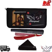 Sharpend Professional Hairdressing Barber Hair Cutting Thinning Scissors Set 6.5