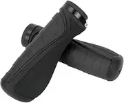 XIASABA Bicycle Cycling Anti Slip Handle Bar Grips Lock On Mountain Bike Handlebar Grips Blue and Black