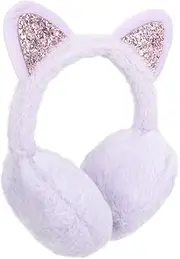 [LIFKOME] 2pcs Cat Ear Plush Earmuffs Headbands for Men Winter Ear Warmer Cold Animals for Kids Earmuffs for Kids Adorable Ear Sleeve Cat Ear Muffs Mens Headband Girl Fitness Riding Heater