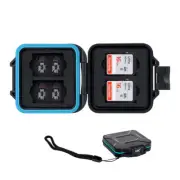 12 Slots Memory Card Case Holder Storage Organizer for TF Micro SD SD SDHC SDXC