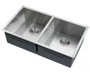 770x450mm Handmade Stainless Steel Undermount Topmount Kitchen Laundry Sink 304