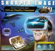 Sharper Image Smartphone 360 Degree Virtual Reality Headset - White