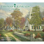 Andrews McMeel Publishing, Kinkade Painter of Light Scripture 2025 Wall Calenda