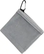 YARNOW Cleaning Towel Golfing Supply Golfing Wet Towels Covers Large Fiber Grey