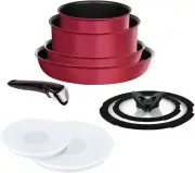 T-fal Frying Pan 9pcs Set Detachable Handle Ingenio Neo IH 6layer coating L66392