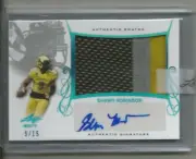 2017 Leaf U.S. Army All-American Shawn Robinson Auto Autograph Patch #ed 9 / 15