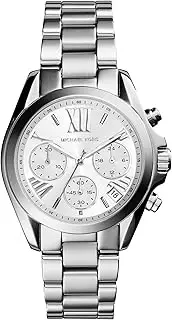 [Michael Kors] Mini Bradshaw Stainless Steel 36mm Chronograph Watch