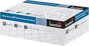 Bastion Nitrile Ultra Soft Powder Free Micro Textured Gloves, Medium, White (Pack of 200)