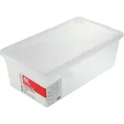 Boxsweden Essentials 6L Stackable Storage Tub Home Organiser/Container Clear
