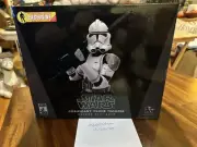 Gentle Giant CORUSCANT CLONE TROOPER Deluxe Mini Bust STAR WARS Exclusive MIB